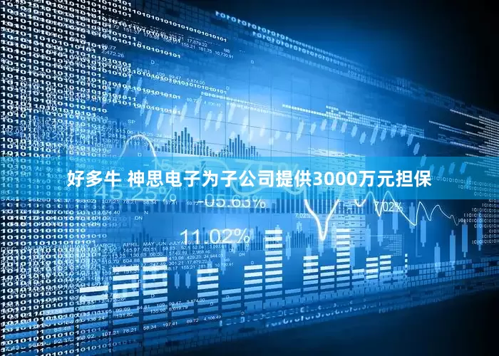 好多牛 神思电子为子公司提供3000万元担保